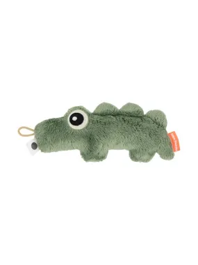 Done By Deer Tiny Sensory Rattle Croco Green